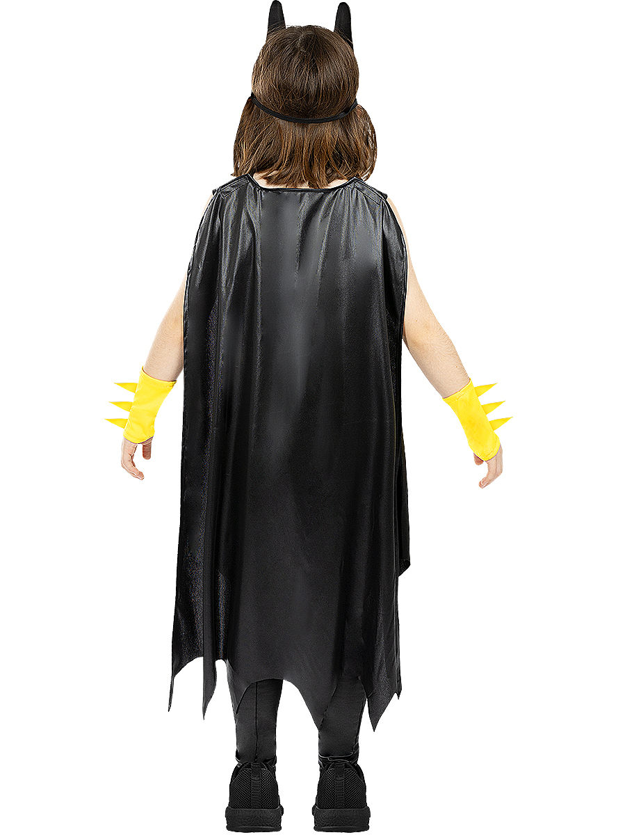 Détails du masque et de la cape du costume de Batgirl