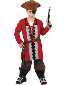 Fato de capitão pirata para menino