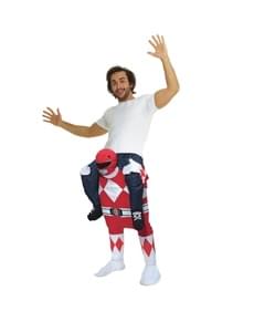 Carry Me Red Power Ranger Costume