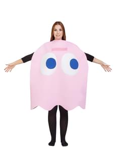 Fato de Fantasma Pinky - Pac-Man
