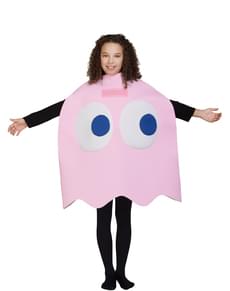 Gespenst Pac-Man Pinky Kostüm für Kinder