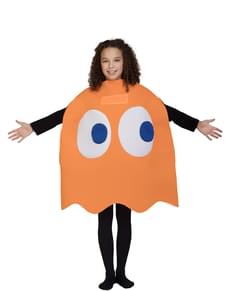 Clyde Spøgelse Pac-Man Kostume til Børn