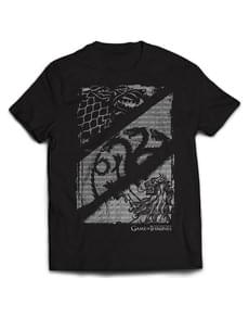 Thrones Wolves, Dragons & Lions póló férfiaknak