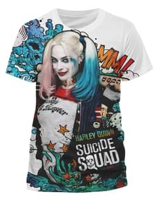 T-shirt de Esquadrão Suicida Graffitti