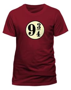 Harry Potter Plattform 9 3/4 t-skjorte for menn
