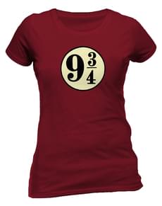 Harry Potter Plattform 9 3/4 t-skjorte for dame