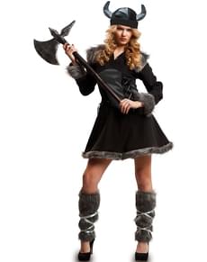 Costum de vikingă elegant pentru femeie