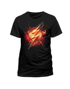 T-shirt de Liga da Justiça Flash Symbol
