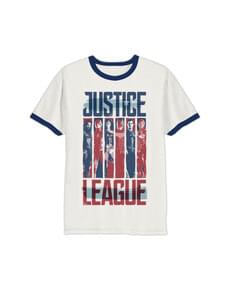 T-shirt de Liga da Justiça Strips