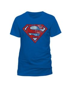 T-shirt de Super-Homem Logo Distressed
