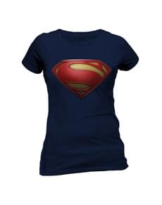 T-shirt de Super-Homem Man of Steel Logo para mulher