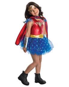 Costume Wonder Woman avec tutu pour fille