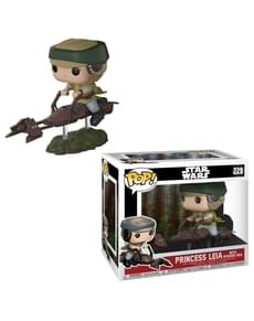 Funko POP! Bobble Deluxe: Leia y moto Speeder - Star Wars