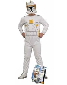 Costume Comandante Clody Clone Trooper Action Suit da bambino