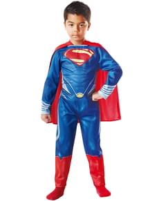 Fato de Superman Homem de Aço para menino