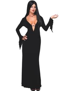 Disfraz de Morticia Familia Addams sexy