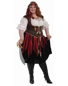 Piratin Kostüm extra große Größe