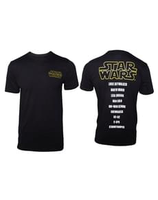 Star Wars Personennamen T-Shirt für Herren