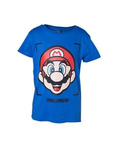 Camiseta de Mario azul para niño