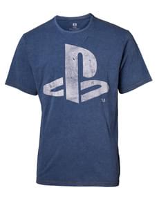 T-shirt Logo denim para homem - Playstation