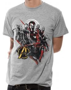 Camiseta de Vengadores gris para adulto - Vengadores: Infinity War 
