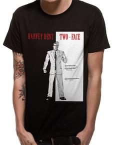 T-shirt de Harvey Dent Duas-Caras para adulto - Batman