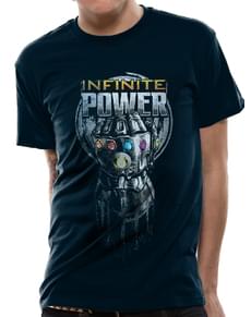 Camiseta de Thanos Guantelete del Infinito azul- Vengadores Infinity War 