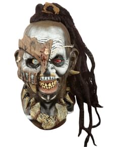 Voodoo Priest ar pusmatu sejas masku pieaugušajiem