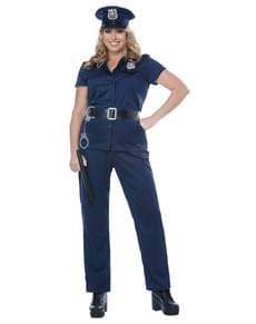 Police costume for women large size