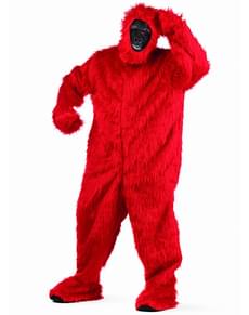 Gorilla Maskeraddräkt Röd