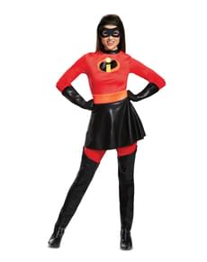 성인을위한 Deluxe Elasticgirl 의상 - The Incredibles 2