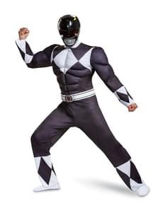 Black Power Ranger costume for adults - Power Rangers Mighty Morphin