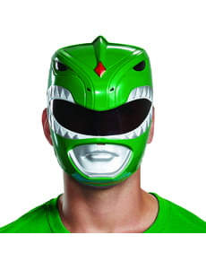 Masque Power Ranger vert adulte - Power Rangers Mighty Morphin