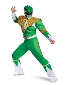 Green Power Ranger costume for adults - Power Rangers Mighty Morphin