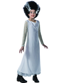 Costume della Fidanzata di Frankenstein per bambina