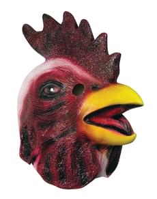 Máscara de gallo deluxe