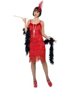 Red Flapper Girl Adult Costume