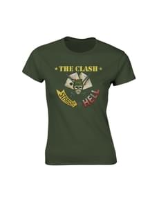 T-shirt Straight Aces para mulher - The Clash