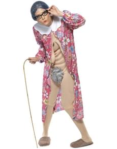 Exhibitionist Grandma Costume