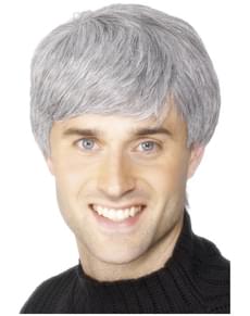 Peluca corporativa gris