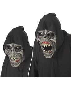 Nacht Dämon Maske Deluxe beweglich