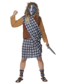 Costume scozzese coraggioso