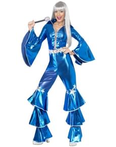 Blåt dansedrøm kostume