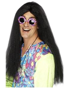 Hippie Black Wig