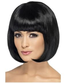 Черный парик