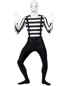 Hudtett Mime Kostyme