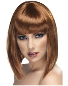 Glamorous Brown Short Wig