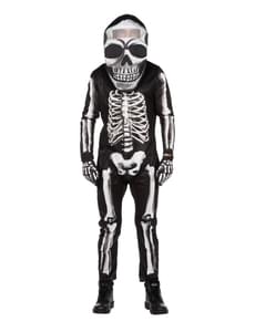 Skeletas su dideliu galvos kostiumu vyrams