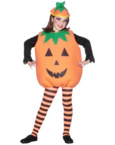 Fato de abóbora infantil