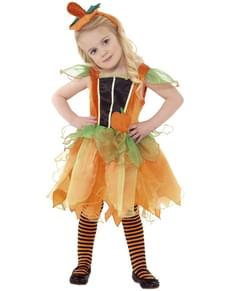 Fato de fada abóbora para menina